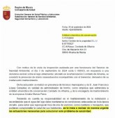 Comunicado del Ayuntamiento de Alhama de Murcia sobre el estado del lago ornamental de Condado