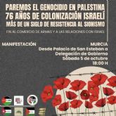 Podemos-Cieza espera una participacin masiva en las manifestaciones en apoyo de la causa palestina