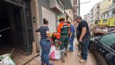 El dispositivo de ayuda dirigido a la Comunidad Valenciana se mantiene por tercer da con 130 voluntarios