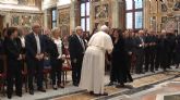 El Papa recibe a una amplia representacin de la UCAM encabezada por su presidenta