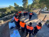 12 voluntarios de Proteccin Civil del Ayuntamiento de Murcia se forman en tcnicas de orientacin sin tecnologa