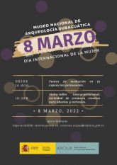 El Museo Nacional de Arqueología Subacuática (ARQVA) celebra el Día Internacional de la Mujer (8M) con una programación especial de actividades