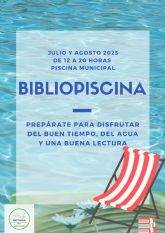 Los usuarios de las piscinas de verano de Puerto Lumbreras ya pueden disfrutar de la lectura estival gracias a la iniciativa 'Bibliopiscina'