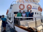 Un ferry y un servicio de taxi marítimo vuelven a unir Santiago de la Ribera y La Manga del Mar Menor