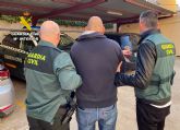 La Guardia Civil detiene en Cieza a un conocido delincuente por la sustraccin de material de obra en un vehculo