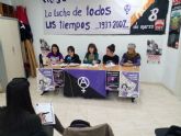 La CGT de la Regin Murciana ofrece una rueda de prensa con motivo de la Huelga General Feminista