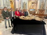 Restauran la talla procesional del Cristo Yacente de la iglesia de San Juan de Dios, obra del siglo XVI