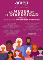 Mesa Coloquio 'LA MUJER EN LA DIVERSIDAD' - 06 demarzo de 2023 - Teatro Romano de Cartagena