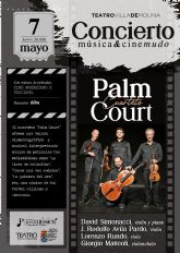 El cuarteto Palm Court ofrece el concierto Música y cine mudo el jueves 7 de mayo en el Teatro Villa de Molina El cuarteto Palm Court ofrece el concierto Música y cine mudo el jueves 7 de mayo en el Teatro Villa de Molina