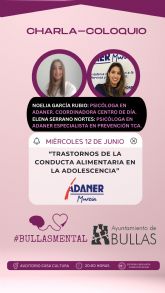 Charla 'Trastornos de la Conducta Alimentaria en la Adolescencia'