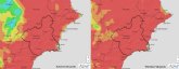 Calor, calima, alto riesgo de incendio y, quizá, lleguen tormentas en los próximos días