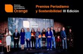 Orange lanza la tercera edición de sus Premios Periodismo y Sostenibilidad