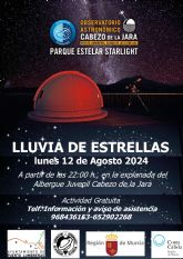 Puerto Lumbreras volver a disfrutar de la 'Lluvia de Estrellas' en el Observatorio Astronmico del Cabezo de la Jara el prximo 12 de agosto