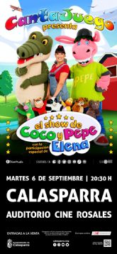 CANTAJUEGO llega manana a la Feria de CALASPARRA 'El show de Coco y Pepe'