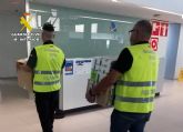 La Guardia Civil detecta el contrabando de más de 25 kilos de tabaco en el Aeropuerto Internacional de la Región de Murcia