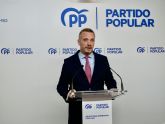 Segado: 'El PSRM sigue aplaudiendo a Pedro Snchez a pesar de que no ha adquirido un solo compromiso con la Regin de Murcia'