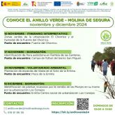 Conoce el Anillo Verde, nueva propuesta de actividades para noviembre y diciembre en los espacios naturales periurbanos de Molina de Segura