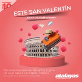 Atalayas celebra San Valentnsorteando un viaje a Roma