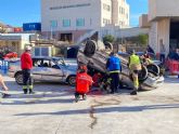 Bomberos de Murcia miden su capacidad de respuesta en accidentes de tráfico