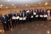 El Colegio de Graduados en Ingeniera de la rama industrial e Ingenieros Tcnicos Industriales de la Regin de Murcia entrega sus insignias a los colegiados con 50 y 25 años de actividad profesional