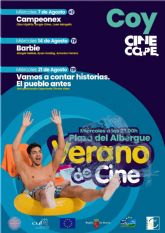 El 'Cine de verano' contina en las pedanas durante el mes de agosto