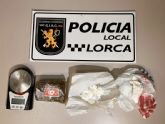 La Policía Local detiene a dos personas por tráfico de drogas en Lorca