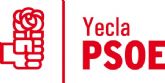 El PSOE agradece la respuesta unánime de la corporación y la solidaridad de los yeclanos