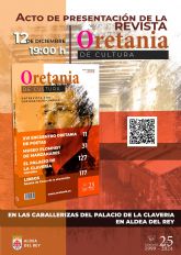 La revista 'Oretania de Cultura' se presentar en las 'Caballerizas del Palacio de la Clavera' de Aldea del Rey el prximo martes