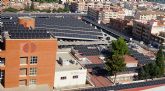 Las placas fotovoltaicas instaladas en el hospital Virgen de la Arrixaca evitarn la emisin de 400 toneladas de dixido de carbono al ano