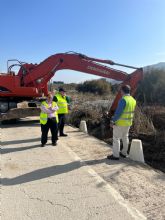 Fomento concluye los trabajos de limpieza de la carretera de Mazarrn afectada por las ltimas lluvias