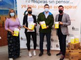 La murciana Filtros Nosk Espana dona mascarillas infantiles al HUVA y a la Asociacin Murciana de Fibrosis Qustica