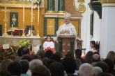 El Obispo de Cartagena oficia una multitudinaria misa solemne en honor a la Virgen del Rosario