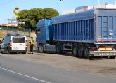 La Guardia Civil intercepta al conductor de un trailer de 40 toneladas conduciendo bajo los efectos de drogas.