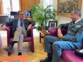 El alcalde se rene con Francisco Pulido, nuevo Coronel Jefe de la Guardia Civil de la Regin de Murcia