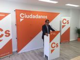 Ciudadanos pide 500.000 euros en los Presupuestos del Estado para poner en marcha el Plan Estratgico del Agua para el Campo de Cartagena y el Mar Menor