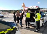 La Guardia Civil despliega un amplio dispositivo de verificación de alcoholemia y drogas.