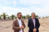 El alcalde en funciones visita las obras de urbanizacin de los terrenos de la antigua subestacin elctrica de La Viña donde se construir, entre otros, un nuevo hipermercado