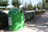 Instalados dos contenedores de vidrio en la zona de las barracas