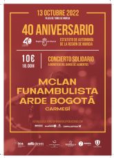 Ms de 4.500 entradas vendidas para el concierto del 40 aniversario del Estatuto de Autonoma