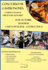 El próximo sábado, 12 de octubre, Puerto Lumbreras acogerá el primer Concurso de Gastronomía 'Coros y Danzas Virgen del Rosario'