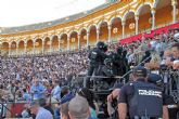 Antonio Rendón . España . Unidades de élite de la Policía Nacional muestran sus técnicas de intervención en la Maestranza ante un público entusiasta