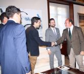 Pedro Antonio Snchez se rene con el presidente de la de la Asociacin de Jvenes Empresarios de la Comarca del Guadalentn