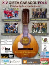 El mercadillo artesanal de noviembre viene este domingo cargado con el XIV Cieza Caracol Folk Fiesta de las Tradiciones