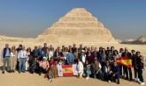 Una representacin del Colegio de Economistas visita las ciudades antiguas de Egipto