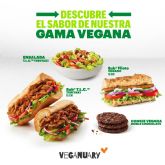 SubwayR reafirma su apuesta por el `plant based food y se suma un ano ms a veganuary