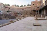 Comienzan las visitas guiadas al prtico del Museo del Teatro Romano de Cartagena