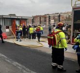 Adif realiza un simulacro de emergencia en el tnel de acceso a Murcia