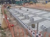 Continan las obras de veinte nuevas fosas construidas en el Cementerio Municipal Nuestra Seora del Carmen, que finalizarn en unas semanas