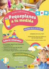 El Ayuntamiento de Blanca lanza 'Pequeplanes a tu medida' para promover la conciliación familiar en Blanca y La Estación El Ayuntamiento de Blanca lanza 'Pequeplanes a tu medida' para promover la conciliación familiar en Blanca y La Estación