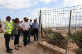 El alcalde en funciones visita el final de las obras del vial de los Barrios Altos que se unir a la gran mejora de las comunicaciones impulsada por el Ayuntamiento de Lorca